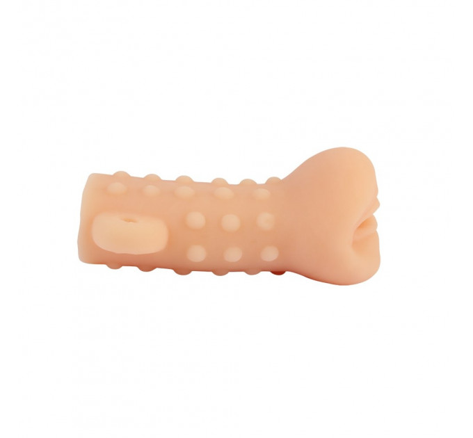 Мастурбатор вагина Chisa T-skin MILF STROKE-HER с петлями под пальцы, бежевый