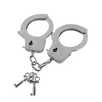 Металлические наручники Guilty Pleasures Metal Handcuffs, серебристый