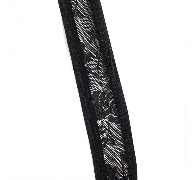 Чоловічий комбінезон-шорти Star Night мереживний, чорний, L