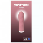 Мини-вибратор рельефный Sweet Em Velvet Lure, розовый