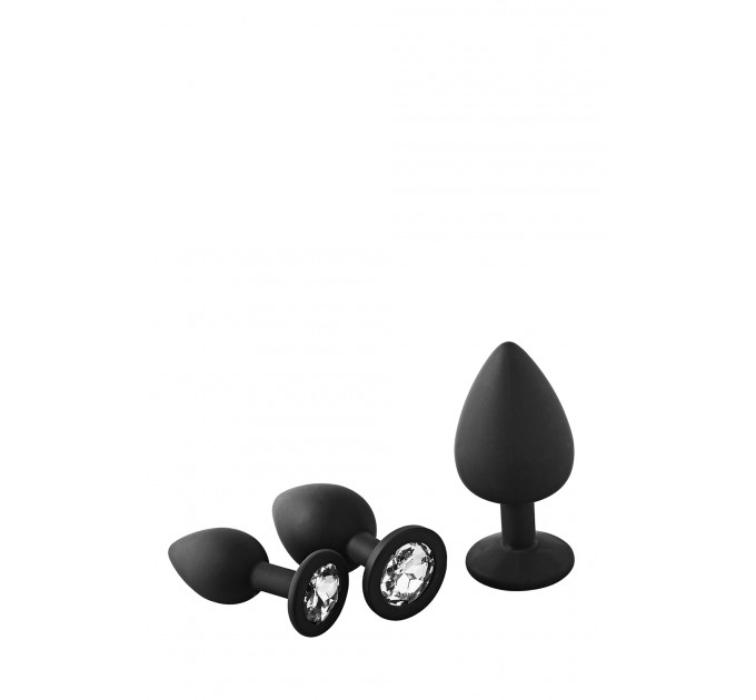 Набір анальних пробок Dream Toys Fantasstic White Stone
