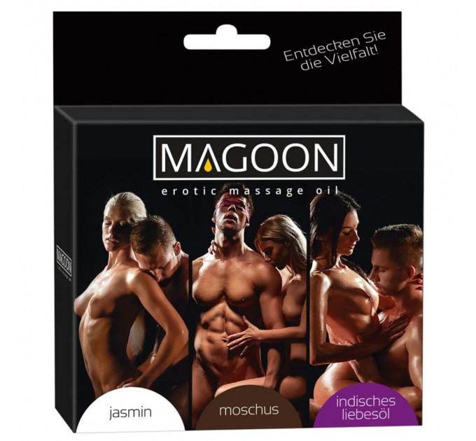 Набор массажных масел - Magoon Massage-le Set, 3 флакона по 50 мл