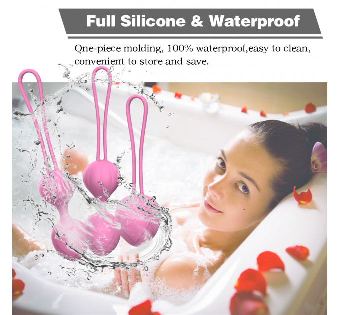 Набор вагинальных виброшариков Every Night Toys Beata, 4 шт, с дистанционным пультом, сиреневый