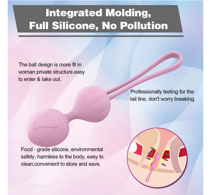 Набор вагинальных виброшариков Every Night Toys Beata, 4 шт, с дистанционным пультом, сиреневый