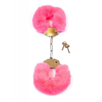 Наручники Fetish Boss Series- Furry Cuffs Рожеві