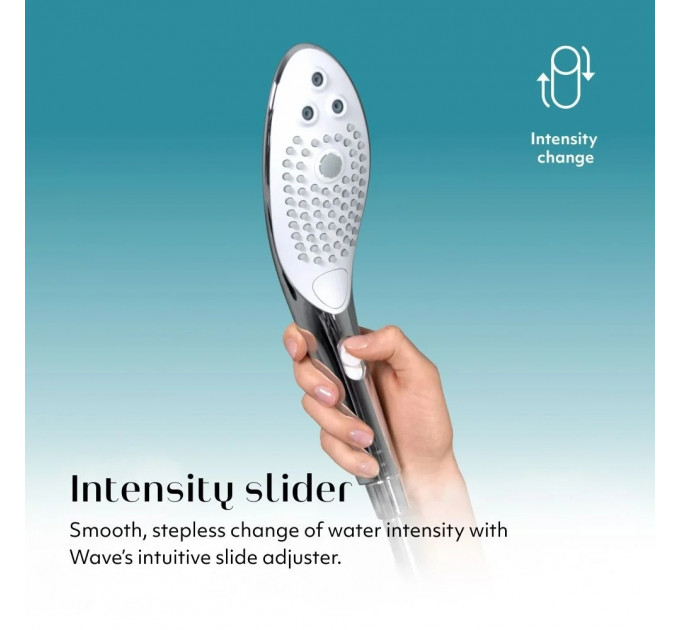 Насадка на душ для мастурбации Womanizer Wave, белая