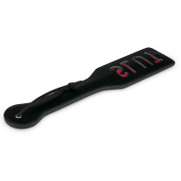 Паддл с надписью Slut от Easy Toys, черный с красным, 33 см
