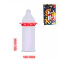 Презерватив OLO с усиками + шарик "Taotie Spiny condom" (в комплекте 1 презератив + 1 шарик)