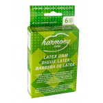 Серветка для орального сексу Harmony з латексу, 6 шт