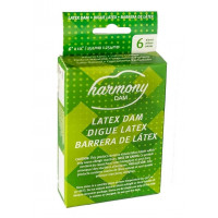 Серветка для орального сексу Harmony з латексу, 6 шт