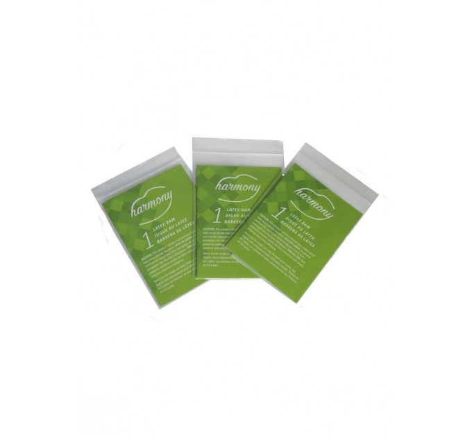 Серветка для орального сексу Harmony з латексу, 6 шт