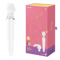 Смарт массажер-микрофон Satisfyer Double Wand-er Connect App белый Смарт массажер-микрофон Satisfyer Double Wand-er Connect App белый