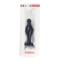 Скляна Анальна пробка 4,5" Glass Romance Black