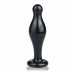 Скляна Анальна пробка 4,5" Glass Romance Black