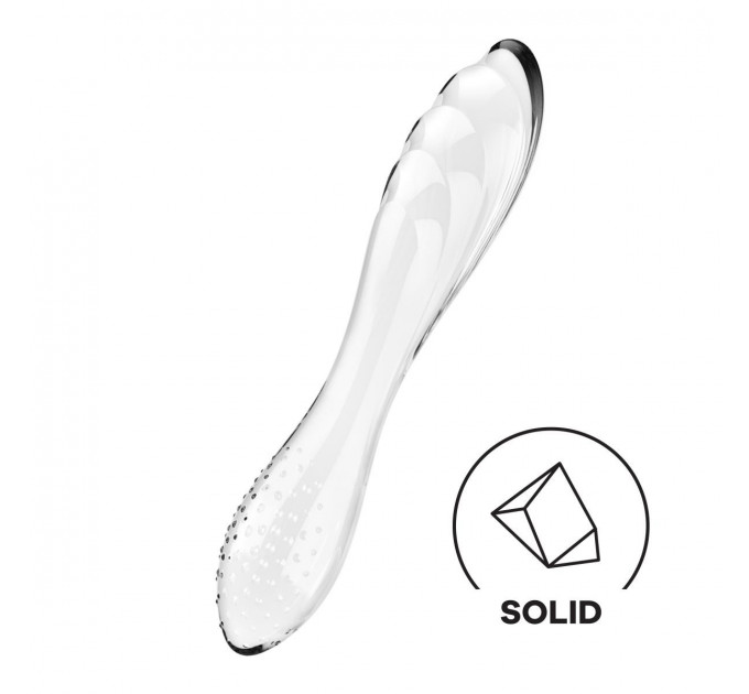 Стеклянный фаллоимитатор Satisfyer Dazzling Crystal 1 Transparent прозрачный