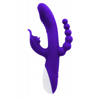 Тройной вибратор Evolved Lick Me Triple Stim Vibe фиолетовый