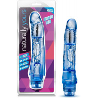 Вібратор реалістичний Blush Naturally Yours на батарейках, синій