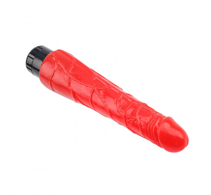 Вибратор реалистичный большого размера Chisa Hotstorm Devilish X3 на батарейках, красный