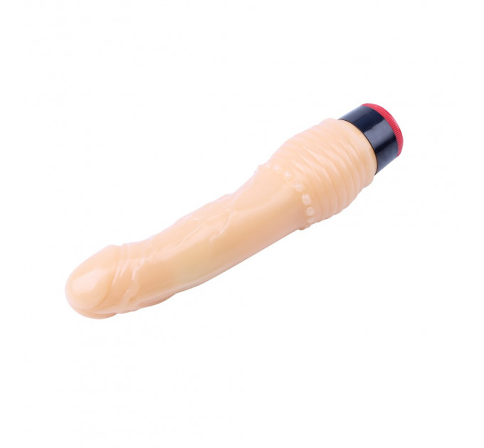 Вибратор реалистичный Chisa Real Touch XXX на батарейках, бежевый