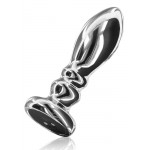 Вібратор анальний Toy Joy Buttocks The Slider сріблястий, L