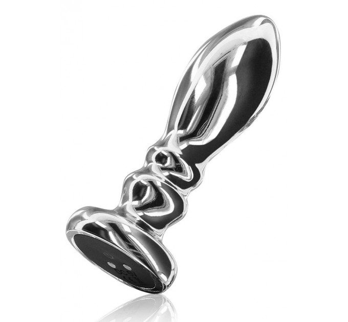 Вібратор анальний Toy Joy Buttocks The Slider сріблястий, L