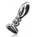 Вібратор анальний Toy Joy Buttocks The Slider сріблястий, L