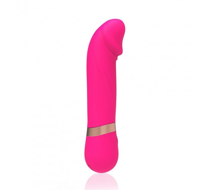 Вібратор-міні із вигнутою головкою Chisa M-Mello Dildo Vibe, рожевий