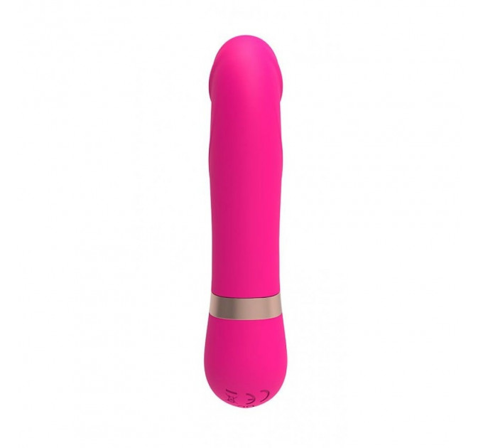 Вібратор-міні із вигнутою головкою Chisa M-Mello Dildo Vibe, рожевий
