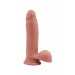 Фаллоимитатор с мошонкой на присоске CHISA T-skin ReaL Sex Lure, бежевый