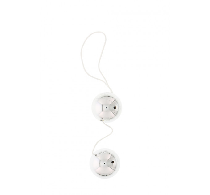 Вагинальные шарики DUO BALLS,SILVER
