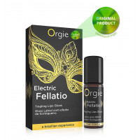Блеск для губ с вибрацией Orgie Electric Fellatio, 15 мл Блеск для губ с вибрацией Orgie Electric Fellatio, 15 мл