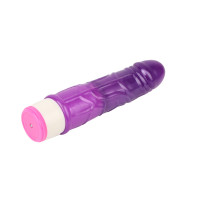 Вібратор реалістичний на батарейках Chisa Basic Luv Theory Stud Rod, фіолетовий, 17.5 см