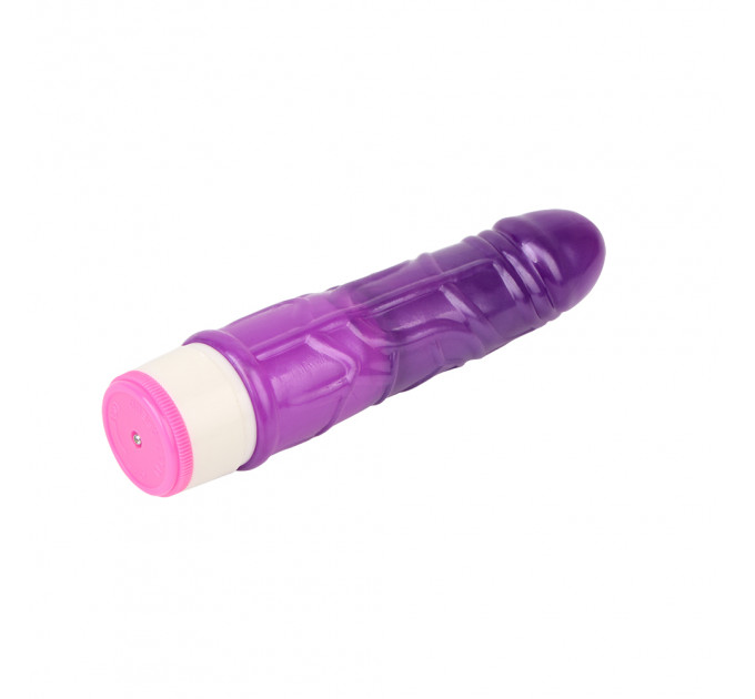 Вибратор реалистичный на батарейках Chisa Basic Luv Theory Stud Rod, фиолетовый, 17.5 см