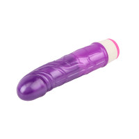 Вібратор реалістичний на батарейках Chisa Basic Luv Theory Stud Rod, фіолетовий, 17.5 см