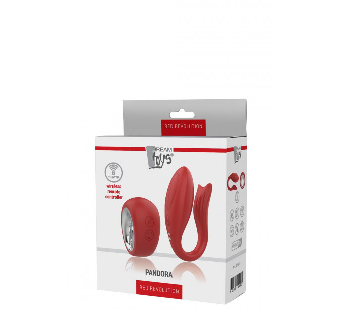 Вибратор для пар Dream Toys RED REVOLUTION PANDORA