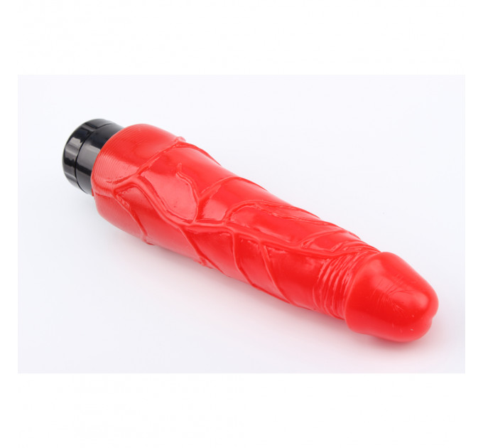 Вибратор реалистичный на батарейках Chisa Hotstorm Devilish X2, красный