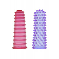 Насадки на палець ребристі DreamToys Favorites Lust Fingers кольорові