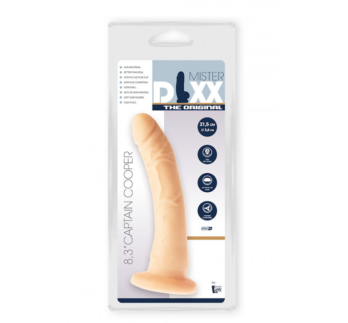 Гибкий фаллоимитатор DREAM TOYS Dildo Mr. Dixx Captain Cooper 8.3inch