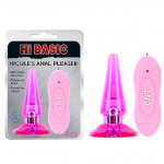 Анальна пробка з вібрацією та пультом Chisa-Nicole's Vibrating Anal Pleaser-Pink