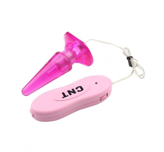 Анальна пробка з вібрацією та пультом Chisa-Nicole's Vibrating Anal Pleaser-Pink