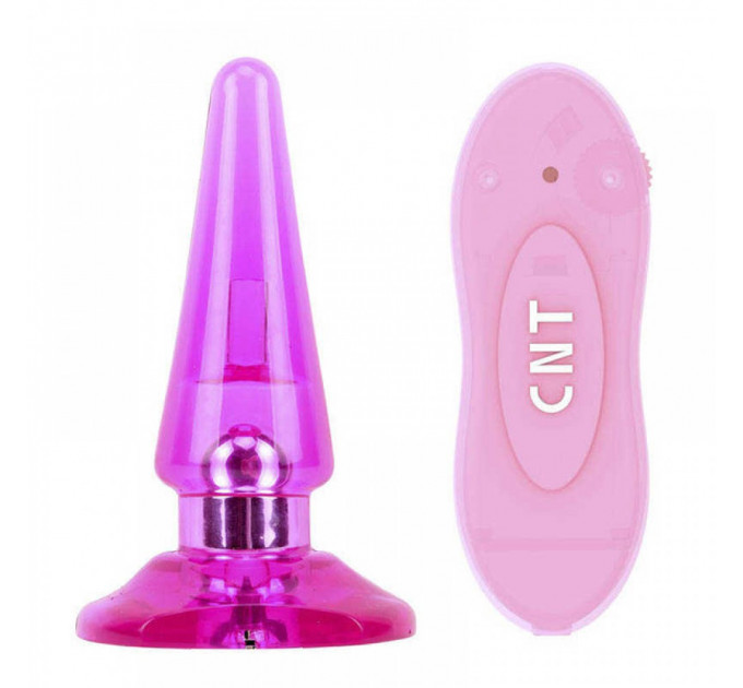 Анальна пробка з вібрацією та пультом Chisa-Nicole's Vibrating Anal Pleaser-Pink