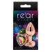 Анальная пробка REAR ASSETS ROSE GOLD HEART RAINBOW, S