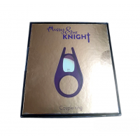 Эрекционное кольцо с вибрацией Rianne S Soiree Pussy & The Knight, фиолетовый