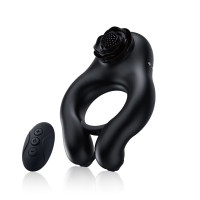 Эрекционное кольцо с дистанционным пультом BeYourLover ABE PENIS RING, чёрное