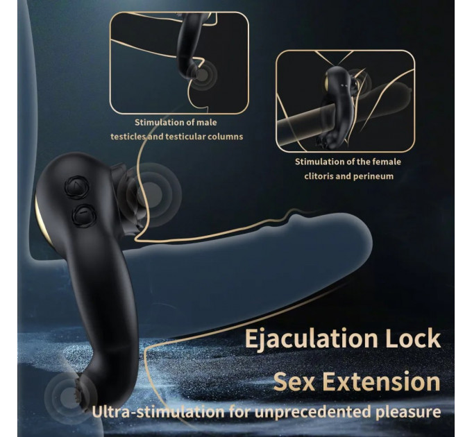 Кільце ерекційне з дистанційним пультом BeYourLover ABE PENIS RING, чорне