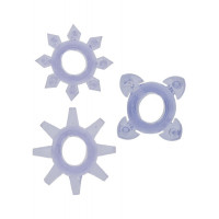 Эрекционные кольца Toy Joy Tickle C-Rings фиолетовые, 3 шт.
