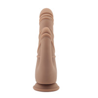 Фалоімітатор подвійний на присосці Chisa Naked Legend Stripper 8.5 бежевий