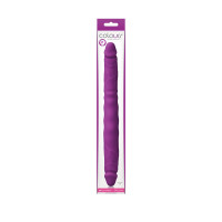 Фалоімітатор подвійний COLOURS DOUBLE PLEASURES PURPLE