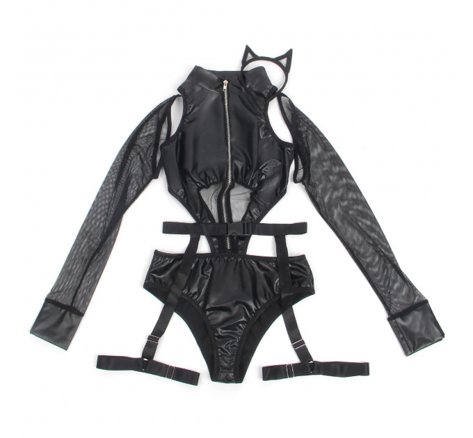 Костюм кішечки Star Night чотири предмети, чорний, XS-S