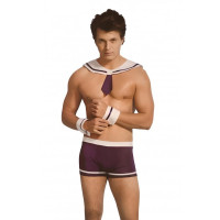 Костюм моряка черный+белый S/M Sunspice